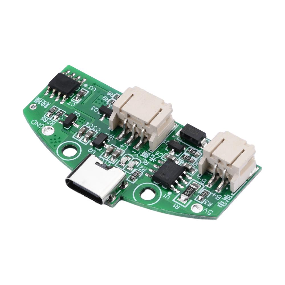 1 Peça 3.7V Tipo-C Placa de Circuito de Luminária de Mesa Carregamento USB PCB Dimmer Contínuo LED Toque Pequena Luminária de Noite Módulo de Controle