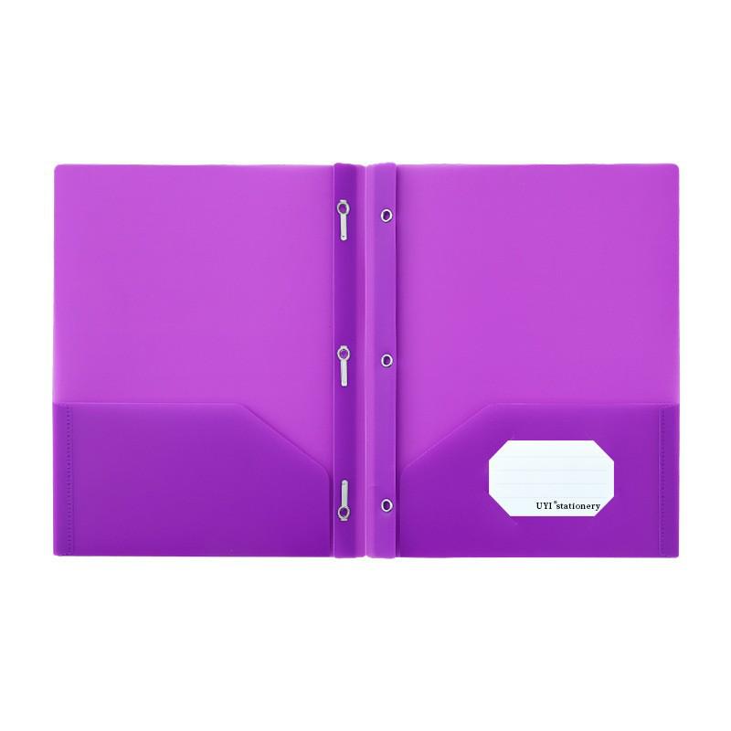 Tadpole Clip Double-Opening File Bag - D-Type American Style Report Folder