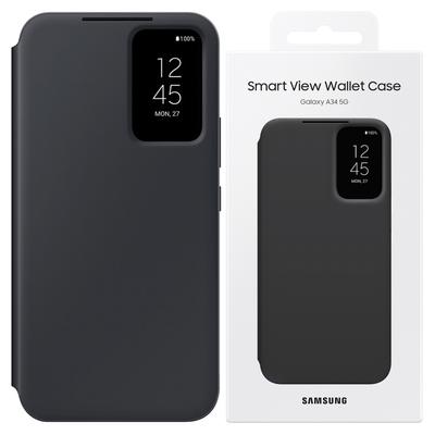 Hülle Samsung Ef-Zs926Cbegww S24+ S926Schwarz/Black Smart View Wallet Case