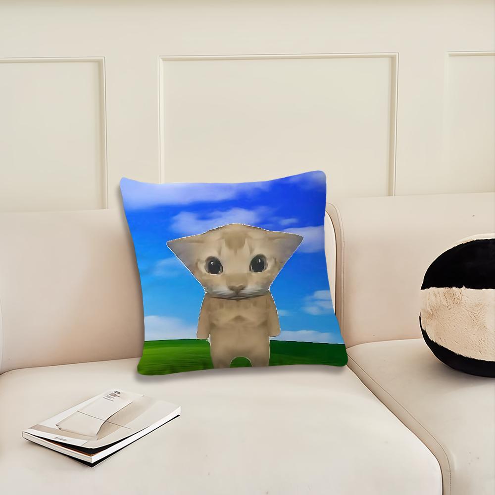 Funny Abstract Cat Cushion Cover Pillow Cover Decoration Room Home Sofa Living Office Car Nordic Simplicity