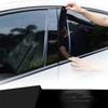 6Pcs Glossy Black Pillar Post Window Covers Trim For Chevrolet Captiva 2009-2018