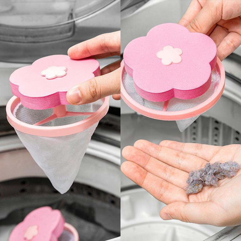 Pet Hair Remover Reusable Ball Wool Sticker Washing Machine Filter Pet Fur Lint Catcher Laundry Cleaning Tools Cat Accessories