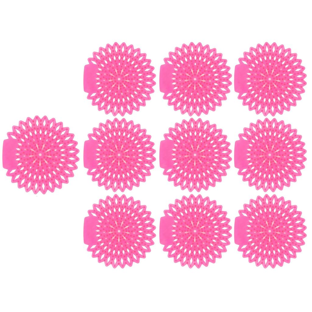 10Pcs Urinal Screens Deodorizer Splash Proof Long Lasting Odor Removal Urinal Mat for Toilet