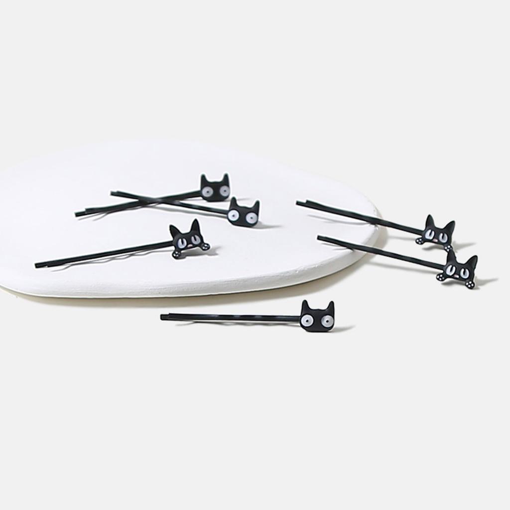 Lustige Katzen Haarnadel für Frauen und Mädchen Modische Metall Haarspange Haarstyling Werkzeug Dekorative Seitenklammer für Schülerinnen