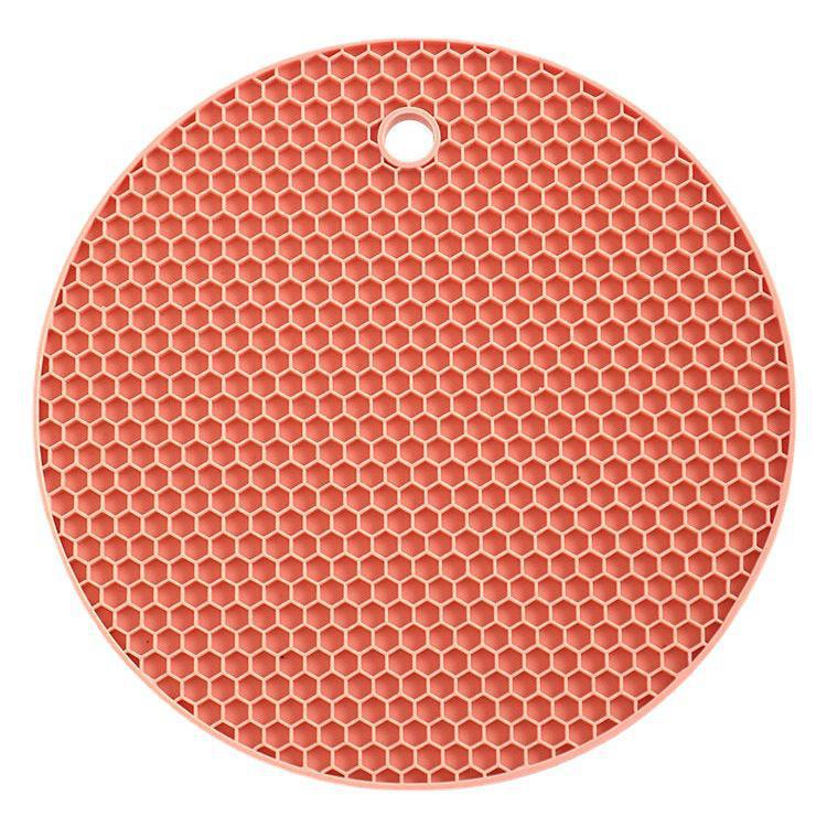 Silicone Honeycomb Insulation Pad - Round Placemat and Pot Mat