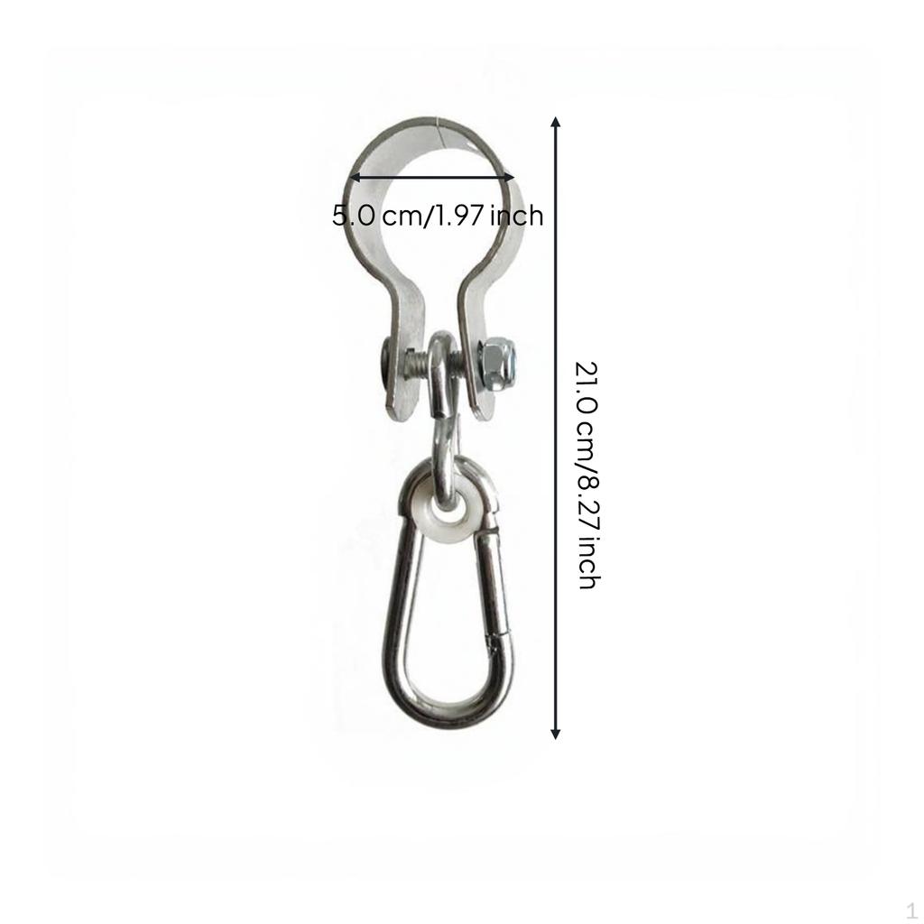 Rotating Hook, Round Hanger, Sturdy robustDuty Outdoor Playground Accessory, Kids 2.5cm