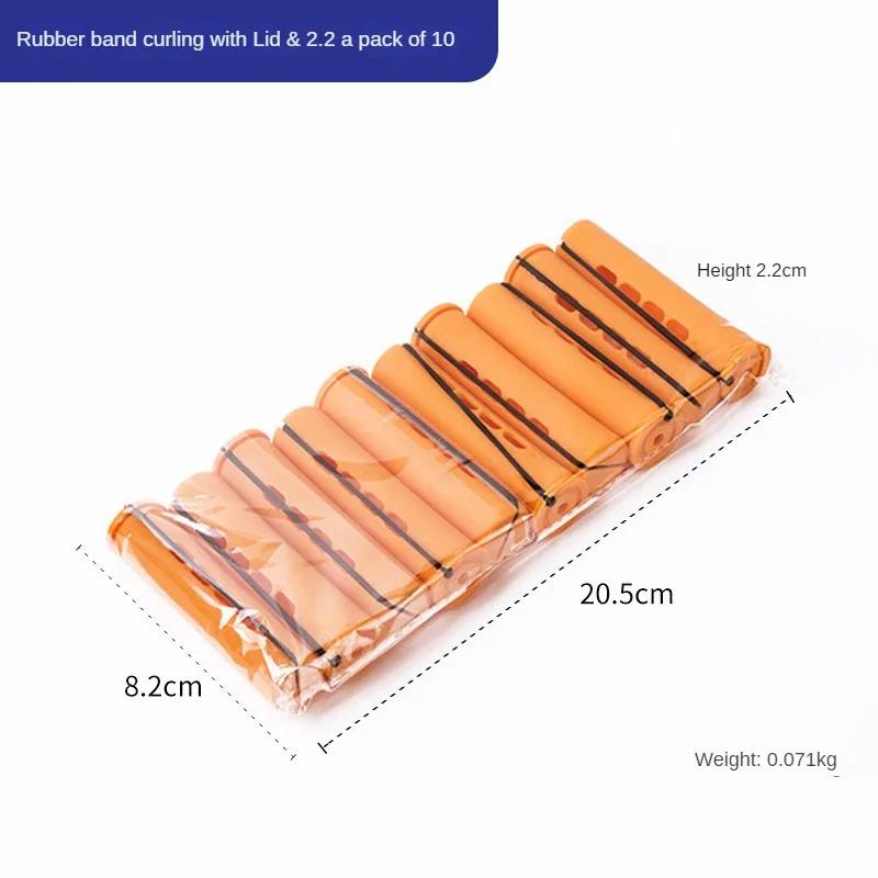 10pcs Hair Cold Roller Heatless Curling Curlers Hair Heatless Curling Rods Magic Hair Curlers Without Heat Wave Curly Perm Rods