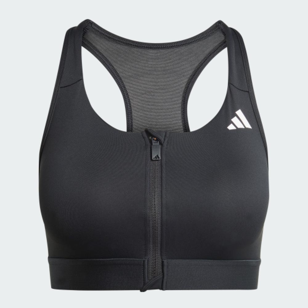 Adidas Powerreact Training Medium Support Zip Bra Ix4939