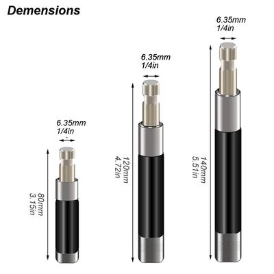 Magnetic Screwdriver Bit Holder Telescopic Hex Adapter Quick Release Drill Extension Rod Batch Bar Chuck Nut Screw Strecthable