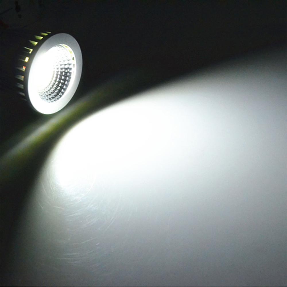 LED Spotlights Bulb GU10 9W Dimbare COB-lamper AC 85-265V 220V Cool Varm Hvit Ultra Bright
