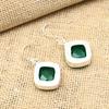 Charming Chrome Diopside Gemstone 925 Sterling Silver Jewelry Handmade Earrings For Women