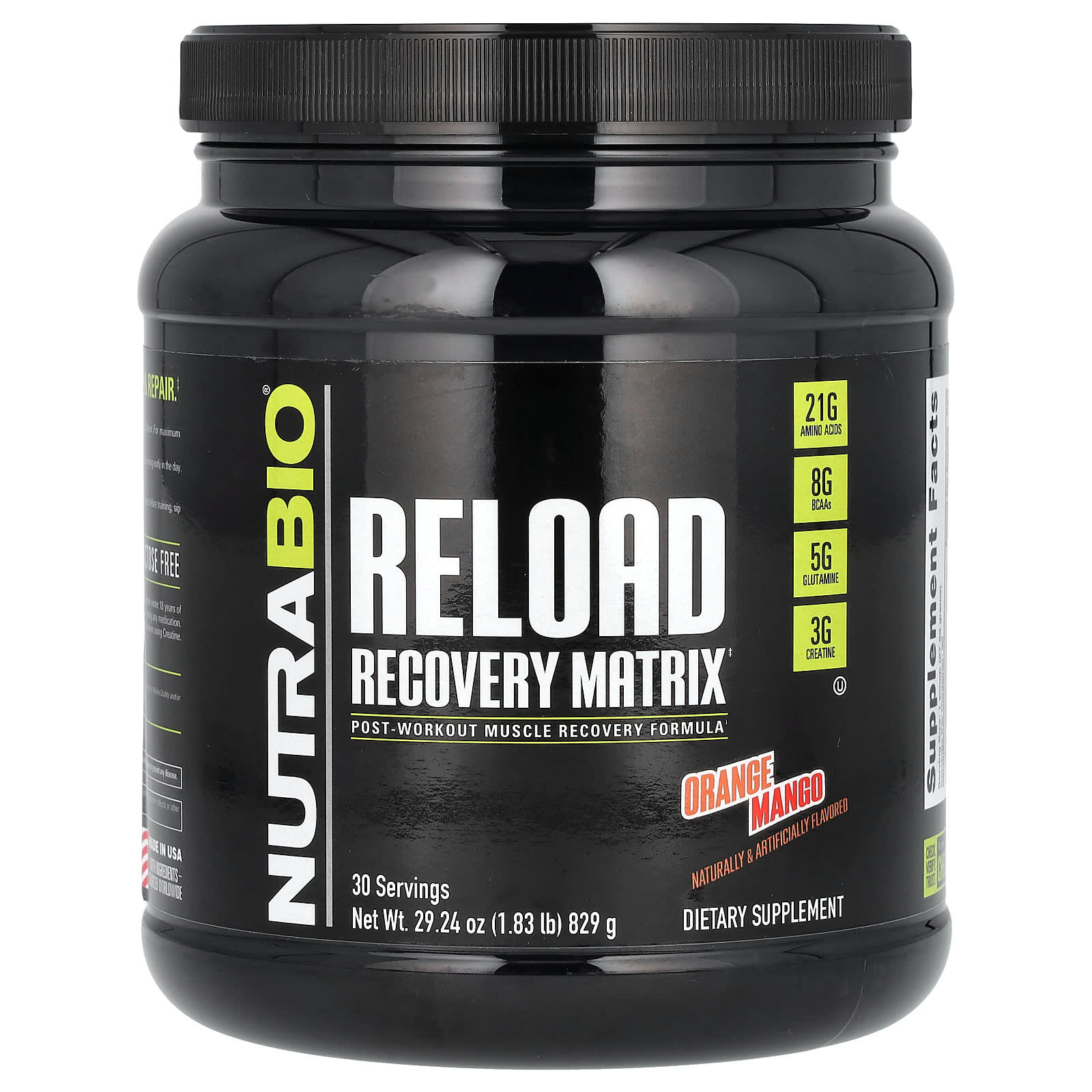 

Reload Recovery Matrix, Orange Mango, 829G (1.83Lb)