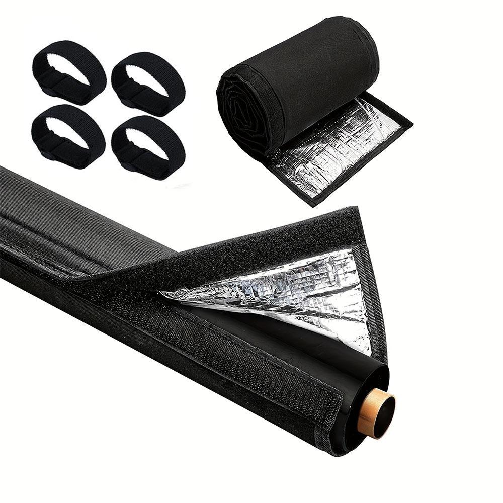 3 Layer Oxford Cloth HVAC Copper Pipe Insulation Cover Waterproof Sun-proof Zipper Flexible AC Hose Insulation Sleeve