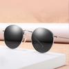Retro Fashion Round Unisex Sun Glasses Polarized Coating UV400 Sunglasses Male Eyewear For Men Women 3448