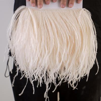 1Meter High Quality Ostrich Feather Trim 10-15/15-18/18-22cm Plumes Fringe Ribbon for Home Party Dress Sewing Wedding Decoration