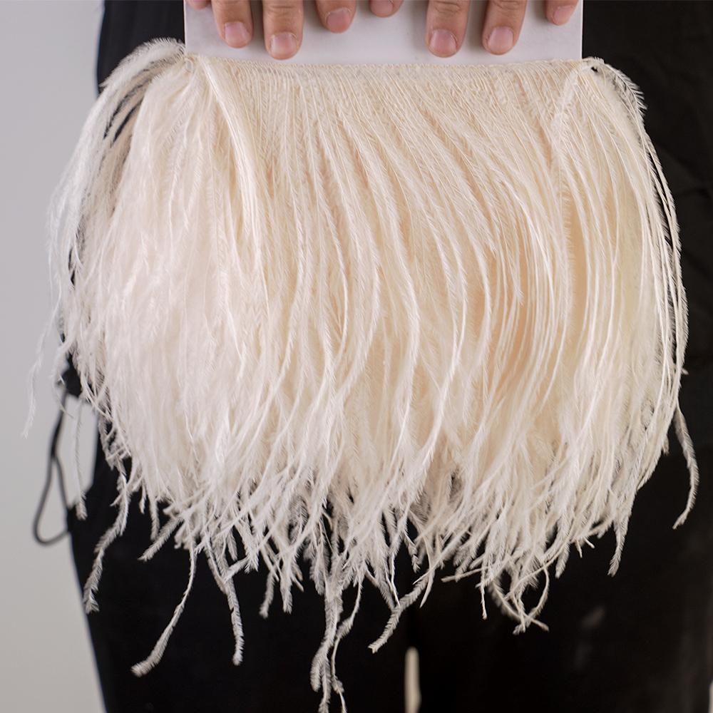 

1 Метр Високоякісної Оздоблення зі Страусиного Пір я 10-15/15-18/18-22см Бахрома з Пір я Стрічка для Домашньої Вечірки, Сукні для Шиття, Весільної Декорації 15-18 cm 6-7 inches світлого кольору хакі