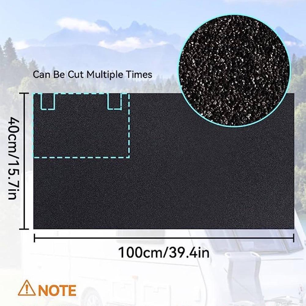 Replacement Filter Activated Carbon Filter Home Environment Effective Smell Removal Grease Collection 100CM*40CM*0.6CM
