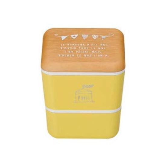 

Masakazu Paris Square Nest Lunch Garland Lunch Mokume x Box, Yellow, 45-75751-2