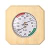 Hoge Nauwkeurigheid Houten Temperatuur Vochtigheidsmeters met Eenvoudige Installatie Thermometers Hygrometer voor Stoomcabine & Sauna