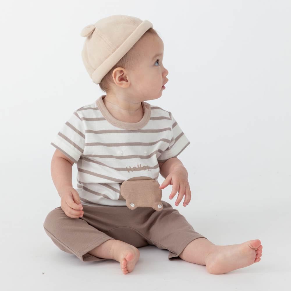 Ever Closet Baby Clothes Clothes Pants Girls Boys Clothes Cute Stylish Kids Baby Spring Summer Half Short Pants Mocha 90 [ever closet] Children's