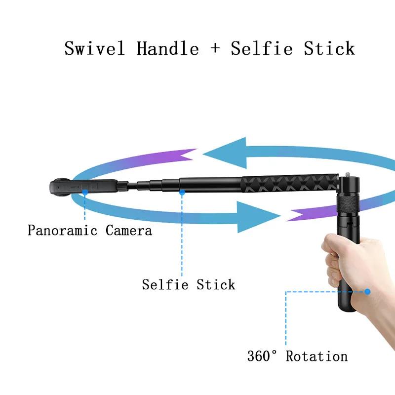 for Insta360 X4 X3 X2 Time Selfie Stick for GoPro 12 11 10 9 8 DJI Action 4 3 SJCAM Camera Extended Bundle Handle 7