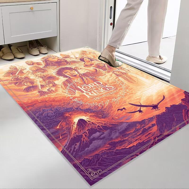 Middle-earth's Epic Saga carpet Living room and bedroom mats Suitable for all seasons Bathroom mat Art Protective pad