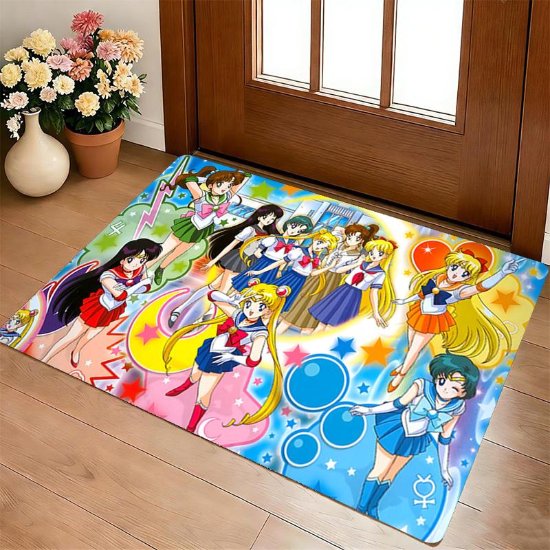 Sailor Moon Living Room Nonslip Area Rug Soft Carpet For Bedroom Game Playroom Sofa Office Home Decor Doormat Christmas Gift C9302699