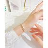 Custom  18K Gold Plated Stainless Steel Female Jewelry Creative Cubic Zirconia Snake Chain Bracelet