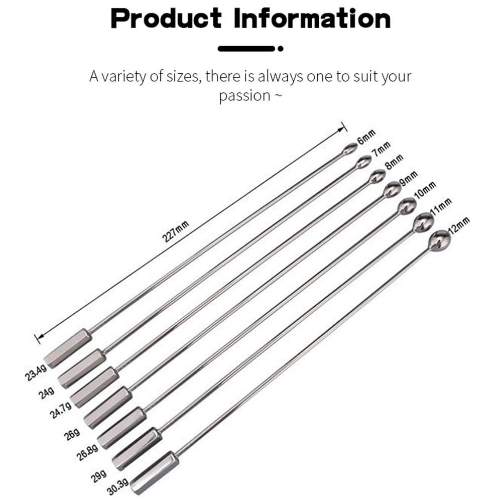 Metal Stick Urethral Dilator Male Horse Eye Stimulation Penis Plug Sounding Masturbator Adult Products Sex Toys For Men Erotic