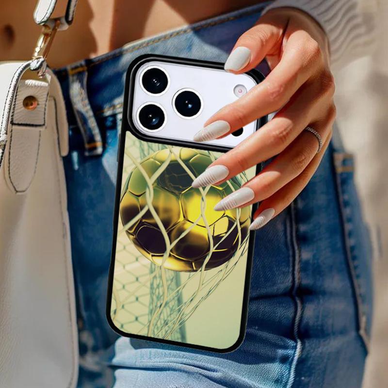Football Phone Case For iPhone 17 Air 14 15 13 12 Max Cover For Apple 14 15 16 16e 11 Pro Max Plus Coque