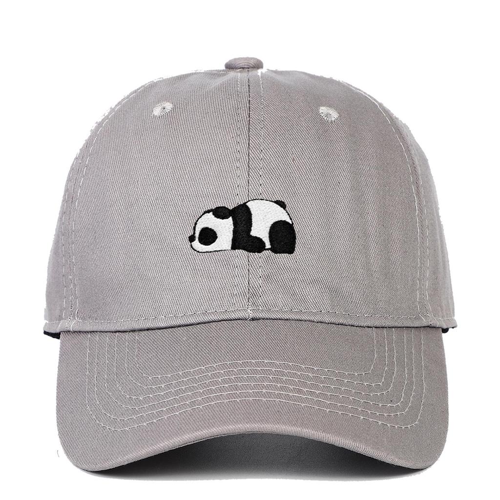 Panda Embroidery Soft Top Baseball Cap for Men and Women - Outdoor Sun Hat Hip Hop Style