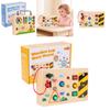 Hölzernes Switch-Spielbrett Kinder-Puzzle-Spielzeugset Mit LED-Leuchten Für Frühe Kindheit Lernen Und Entwicklung