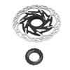 Bike Disc Brake Rotor Aluminium Alloy 140mm Bike Heat Dissipation Centerlock Disc Rotor