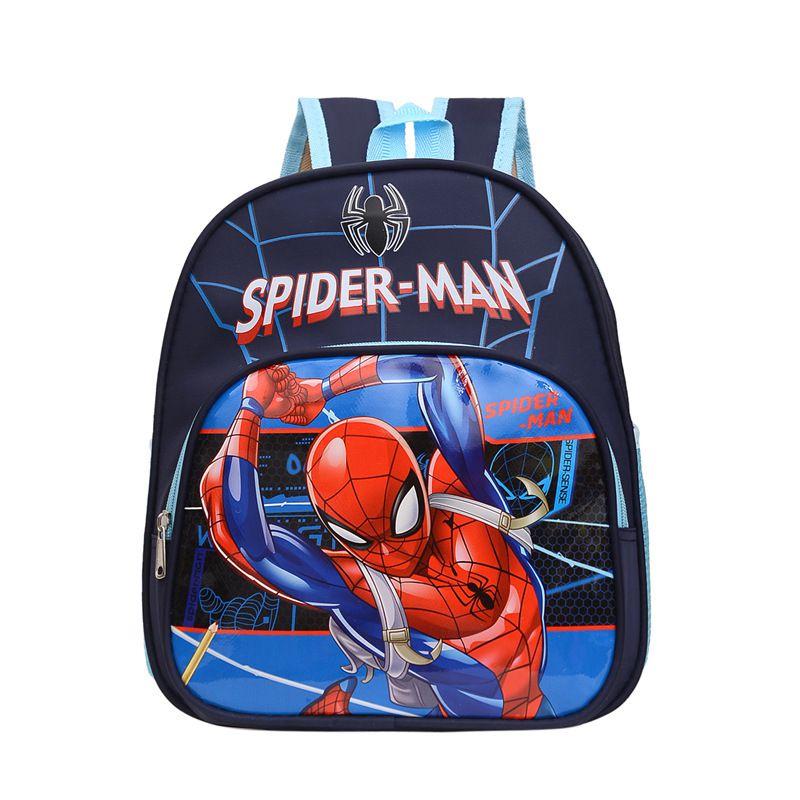 High Capacity Frozen Spiderman Iron Man Kid's Backpack For School And Travel