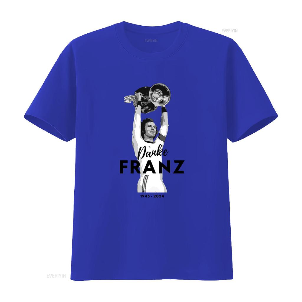 Franz Beckenbauer Tribute T Shirt Thank You 1945 2024 Commemorative Design Vintage Washed Versatile Designer Clothes Stylish