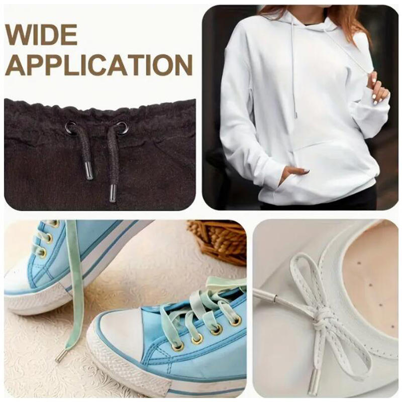 20PCS Practical Shoe Lace Ends Tip Hat Drawstring Fixing Buckle Mutli-Purpose Shoelace Replacement Heads for Shoes, Jackets