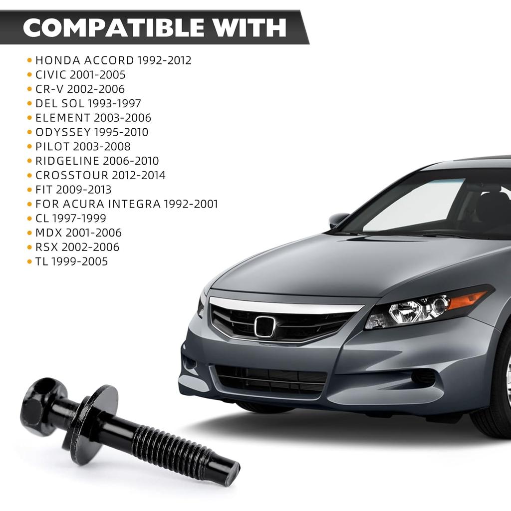 41085 Honda Air Filter Screw Engine Air Filter Box Cover Screw Bolts, Air Cleaner Fastener Compatible with Honda Civic CR-V Odyssey Element