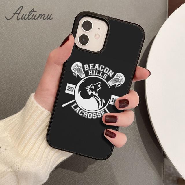 

Чехол для телефона Beacon Hills Lacrosse с логотипом «Волчонок» для iPhone 11 12 13 14 Pro Max mini XR XS SE 2020 7 8 Plus Samsung S21 S22 iPhone XR