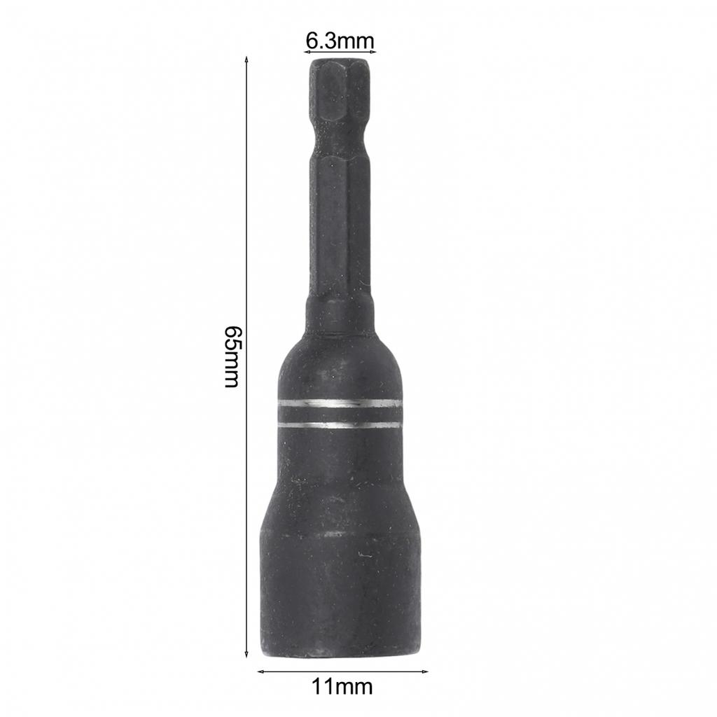 6-14mm Magnetic Socket 1/4 Inch Hex Shank for Cordless For Electric Drill