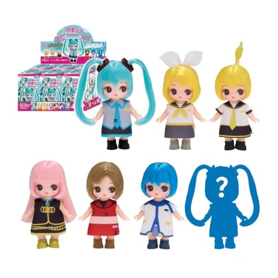 TAKARA TOMY Licca-chan Doll Puchi Licca-chan Hatsune Miku Collection BOX Dress-up Pretend Play Toy A