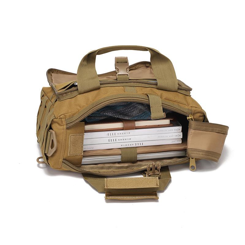 1 Pezzo Anti-schizzi e Resistente all'Usura Tattica da Esterno Grande Facile Borsa per Laptop Borsa a Mano Borsa a Spalla