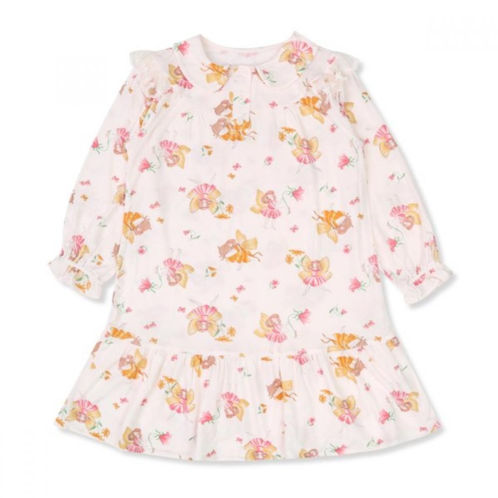 Organicmom Fairy Long Kids Dress Pajamas Mjsssw05 110