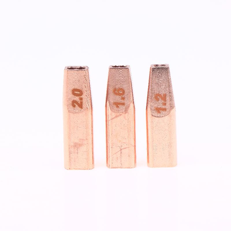 Double Single Wire Guide Nozzle Copper 1.2/1.6/2.0Mm For Laser Handheld Welding Head Machine Accessories