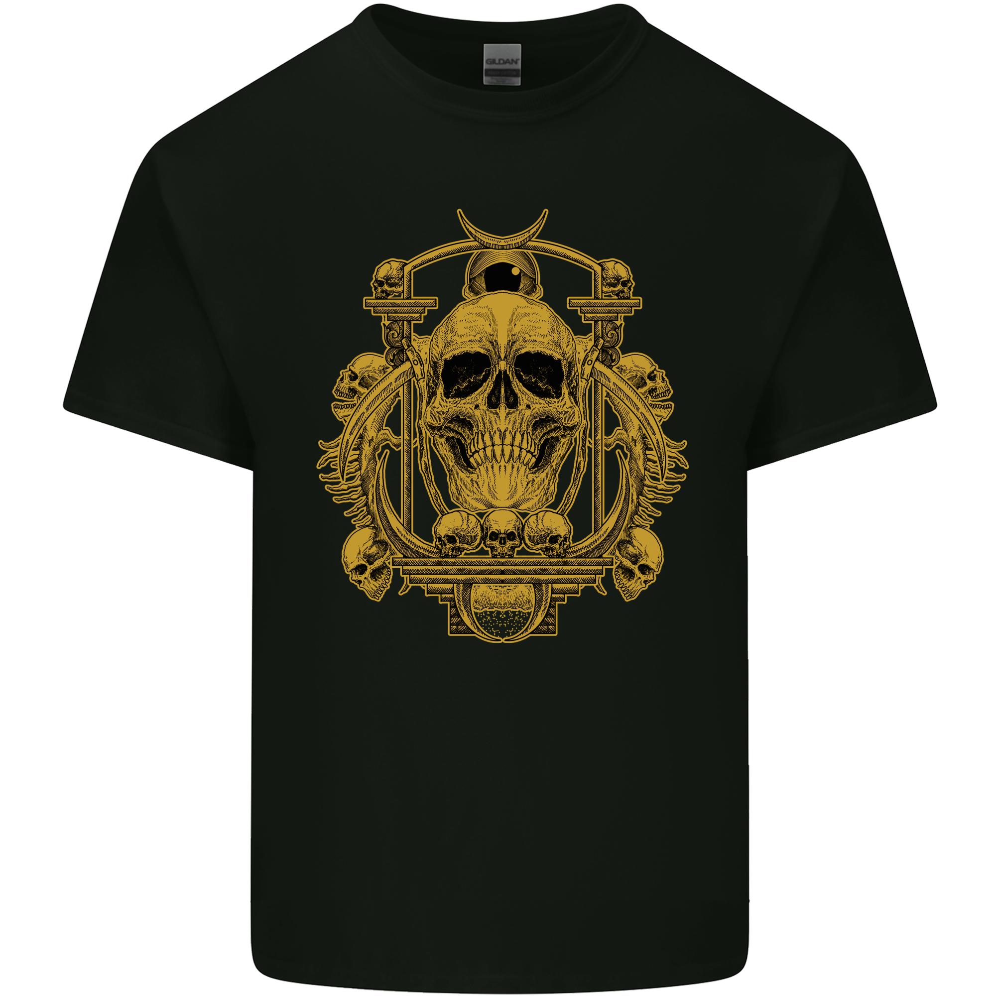 Skull of the Ages Unisexs Light Cotton TShirt S