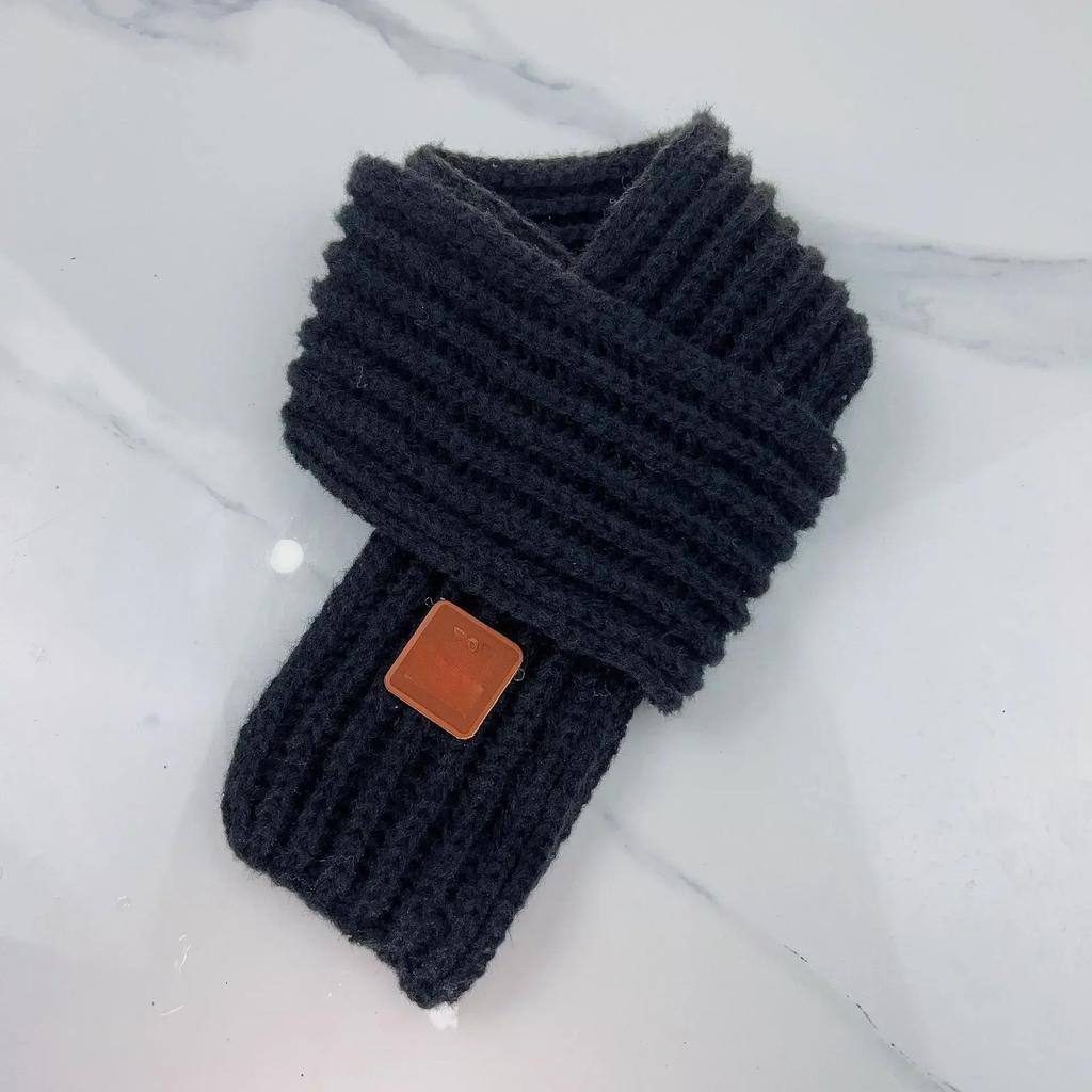 Sciarpa Invernale Lavorata a Maglia per Bambini Ragazzi Ragazze Fazzoletto da Collo Outdoor Tieni Caldo Scaldacollo Sciarpa Morbida Sciarpe per Bambini Genitore-figlio
