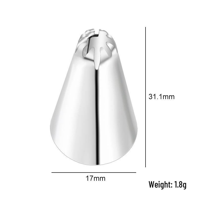 Stainless Steel Piping Tips Set - 48 Styles for Cake Decorating