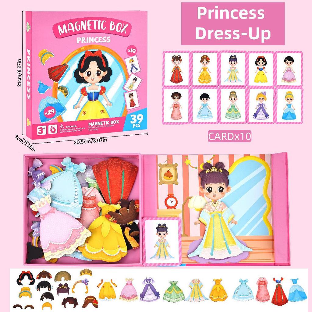 Magnetic Dress-up Puzzle for Kids, Educational Toy for Ages 3-6, Perfect Kindergarten Gift