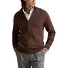 Polo Ralph Lauren FW25 Ribbed Half High Neck Zip Long Sleeve Knit Sweater Men sweater 710P07395-001
