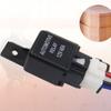 Automotive Relay 12V 4Pin Car Relay With Black Red Copper Terminal Auto Relay