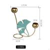 Candleholder Centerpiece Tealight Candle Holder Leaf Decorative Stand for
